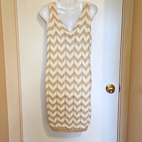 Floris Italian Made Knitted Dress/Coverup Sz S/M - Picture 3 of 7